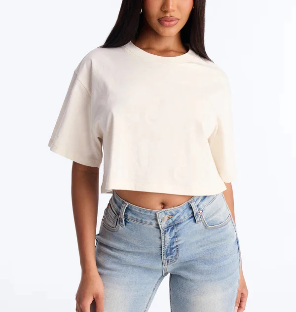 Casual-Loose-Fit-Crop-Short-Sleeve-t-Shirts-for-Women-Made-in-China-Fashionable-with-Jersey-Fabric