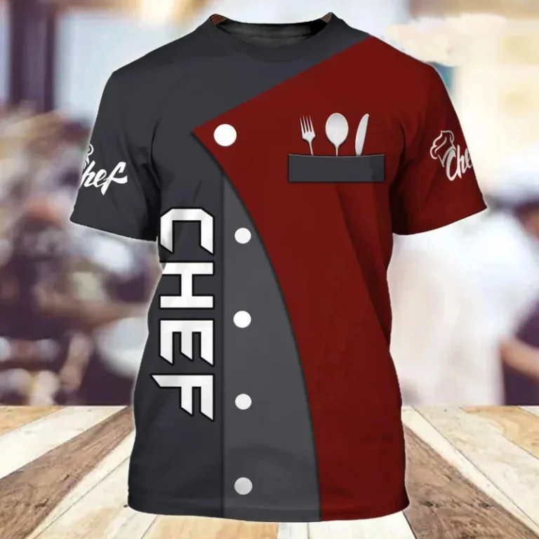 Chef-Mens-T-shirt-Drop-Shipping-Products-Short-Sleeve-Oversized-Tops-Funny-Kitchen-Summer-Breathable-Chic-Cuisine-Tee