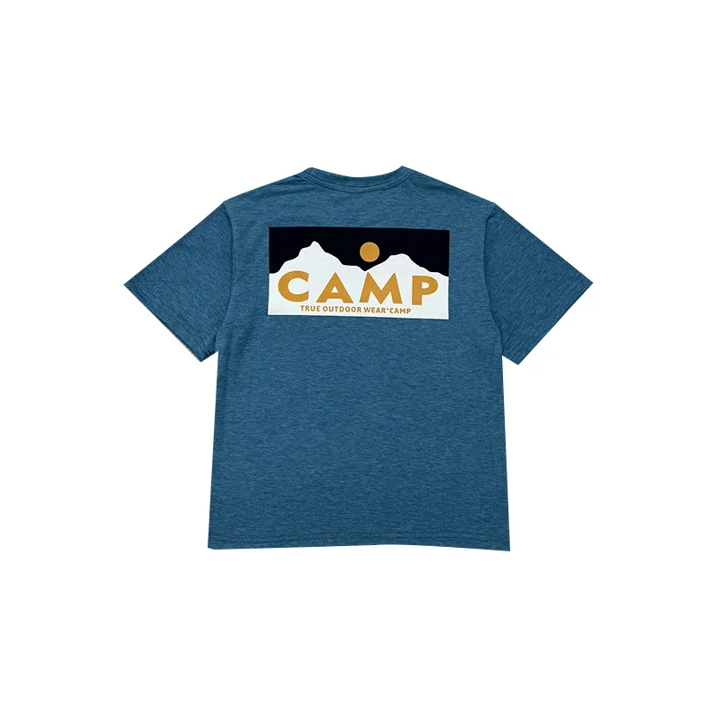 Childrens-Unisex-Short-sleeved-Crew-Neck-Polyester-Breathable-Quick-drying-T-shirt-Summer-Mountain-Style-Outdoor-Cool-Baby-Top