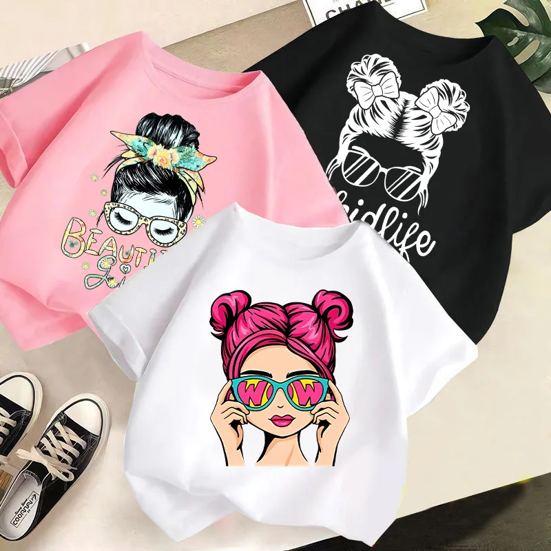 Childrens-Wear-New-Summer-Cotton-Short-sleeved-T-shirt-Boys-Girls-Casual-Top-Moisture-Wicking-Cartoon-Printed