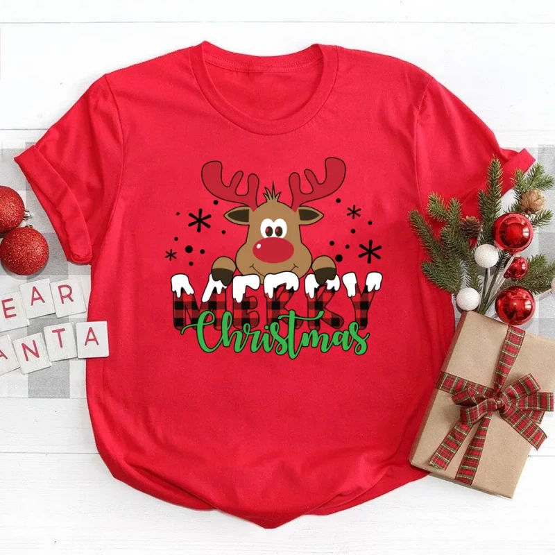China-New-Design-High-Quality-Heat-Transfer-Printing-a-Variety-of-Patterns-Womens-O-neck-T-shirt