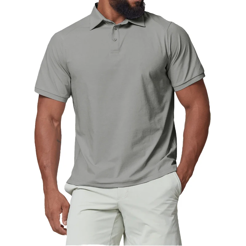 Classic-Breathable-Printed-Summer-Active-Wear-Quick-Dry-Loose-Fit-Workout-Tops-Sports-Polo-T-Shirt-Gym-Men