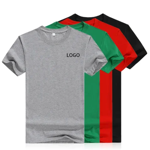 Clothing-Factory-Fabric-Cotton-Polyester-O-Neck-T-Shirts-Mens-Crew-Neck-T-Shirts