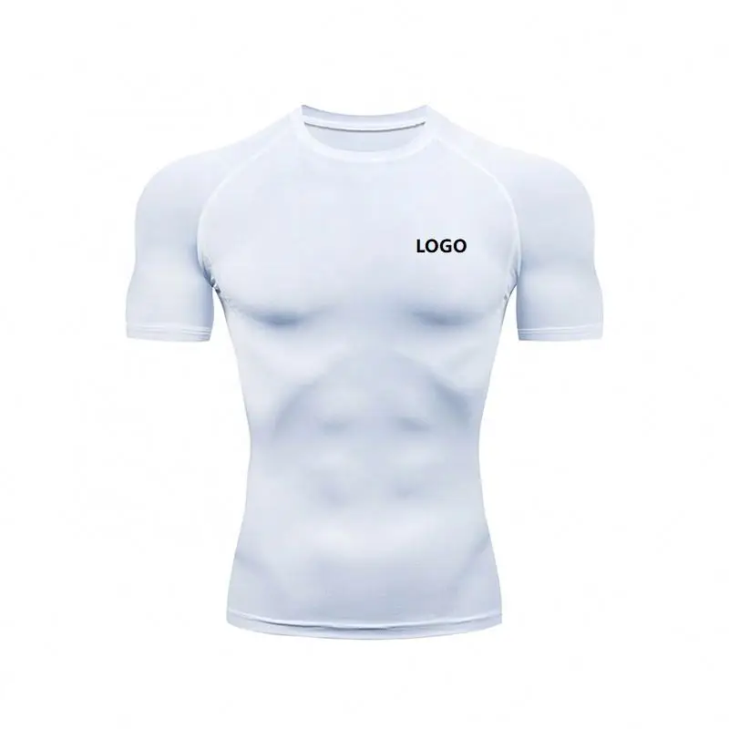Compression-T-Shirt-EU-Size-95-Polyester-Custom-Logo-Workout-Tee-Basketball-Football-Training-Wear-Sports-T-shirt-GYM-Clothing-2