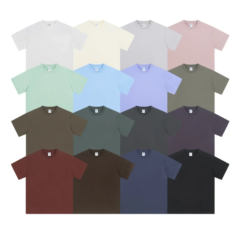 Cool-Feeling-Tshirt-for-Men-Blank-Oversized-White-Plus-Size-Tees-Cotton-Drop-Shoulder-T-shirt-for-Men