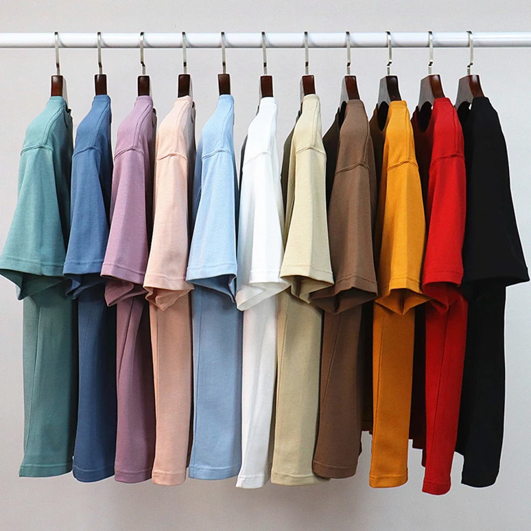 Cotton-100-Oversized-Sample-Blank-Casual-Jersey-Customized-logo-T-shirt
