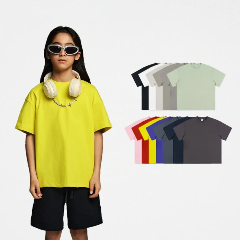 Cotton-Blank-Plain-Childrens-T-shirts-Custom-Dtg-Screen-Print-Embroidery-logo-Kids-t-Shirts-for-Boys-and-Girls