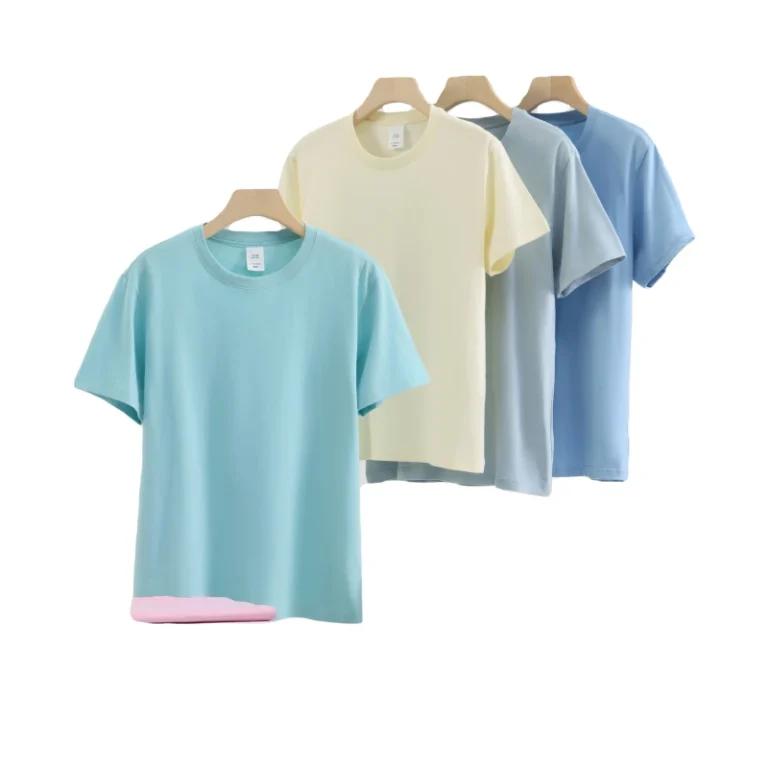 Cotton-Casual-T-Shirt-For-Men-Women-Crew-Neck-Daily-Wear-Tee-Custom-Logo-1