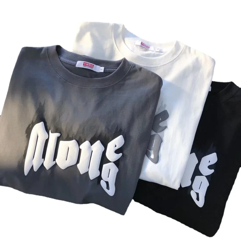 Cotton-Custom-Picture-And-Design-Blank-3D-Puff-Printing-100-Cotton-Oversize-T-Shirt-With-Logo-For-Men-Women