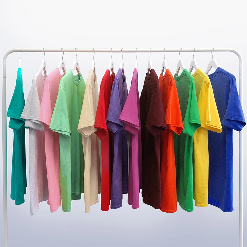 Cotton-Short-Sleeve-O-Neck-T-Shirt-Blank-Design-Summer-High-Quality-Tshirts