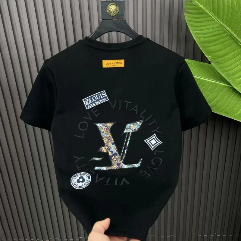 Cotton-Short-sleeved-T-shirt-Summer-Shorts-Clothes-Men-t-Shirt-for-Men