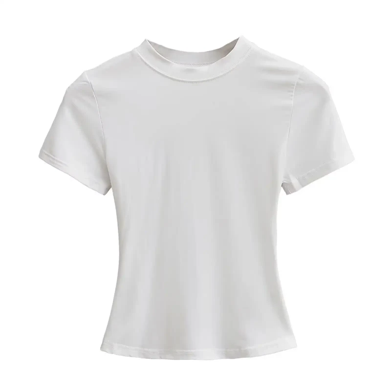 Cotton-Spandex-T-shirt-Custom-Womens-Girls-Baby-T-Shirts-Jersey-Fabric-High-Quality-Slim-Fit-Crop-Top