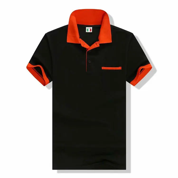 Couple-Shirt-Design-Polo-T-shirt-Free-Sample-Unisex-T-shirt-With-Pockets-Cute-Polyester-Cotton-Polo-T-shirt