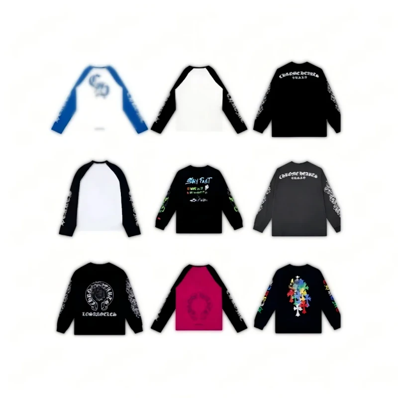 Custom-100-Cotton-Loose-Long-Sleeve-T-Shirt-Graphics-Designer-Logo-250-Grams-Weight-DTG-Printed-Street-Style-Mens-T-Shirt