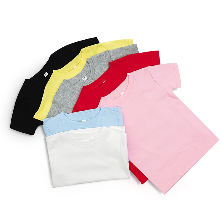 Custom-100-Cotton-O-Neck-Boys-T-Shirts-Short-Sleeve-Toddler-Fashion-Design-Quick-Dry-Breathable-Plain-T-Shirts