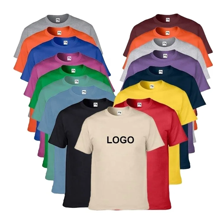 Custom-100-Cotton-Printing-Men-Printed-Plain-White-and-Black-T-Shirt