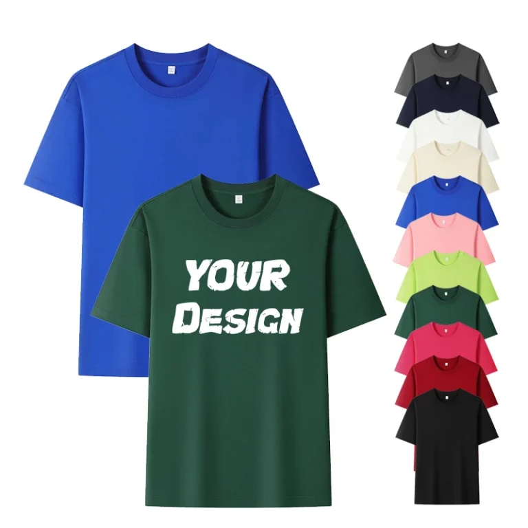 Custom-100-Cotton-T-Shirt-for-Men-Heavy-230GSM-Drop-Shoulder-Oversized-Screen-Printing-Graphic-Knitted-Design-Blank