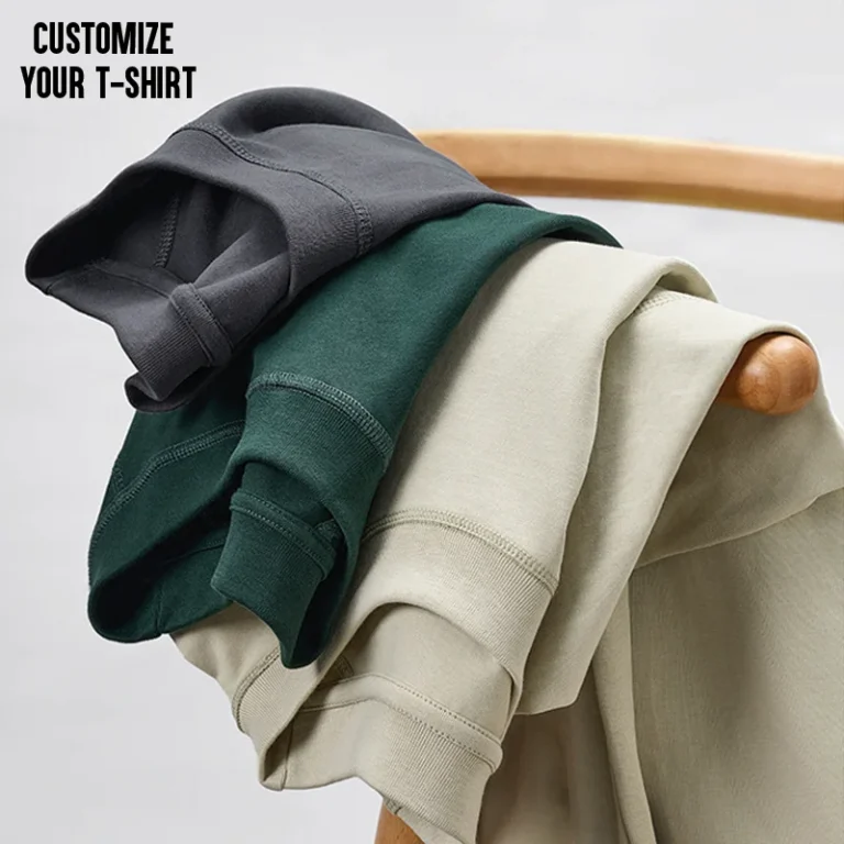 Custom-100-Cotton-T-Shirt-for-Men-Oversized-Jersey-Long-Casual-O-Neck-Design-Blank-Printed-Options