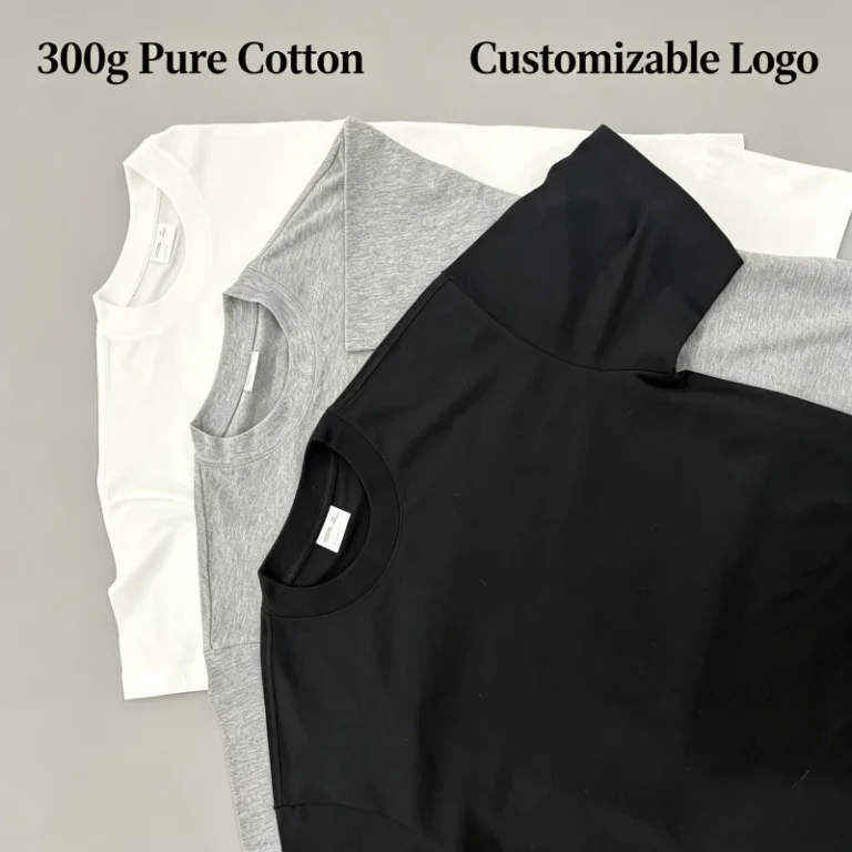 Custom-300GSM-Cotton-Designer-Shirt-for-Men-100-Cotton-Gym-Shirts-Oversized-T-Shirts-Casual-Men-Shirts