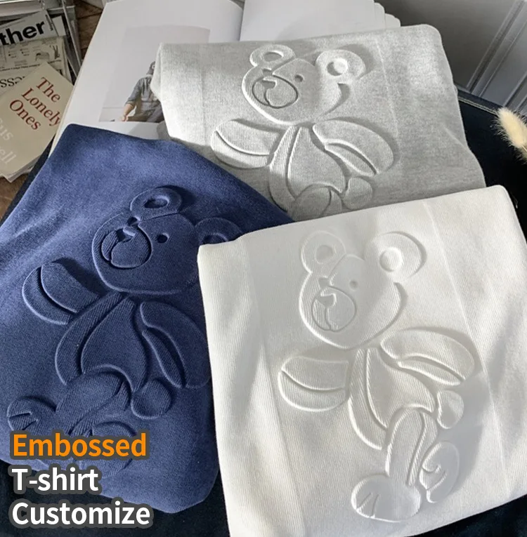 Custom-3D-Embossed-Logo-Printing-Organic-Cotton-T-Shirts-with-Classic-Neck-Plus-Size-Plain-Design-From-China