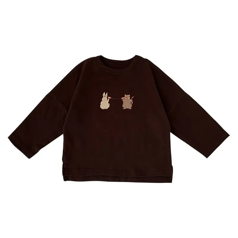 Custom-Baby-Clothes-Korean-Style-RTS-Kids-Girl-Long-Sleeve-Soft-Cartoon-Casual-T-shirt