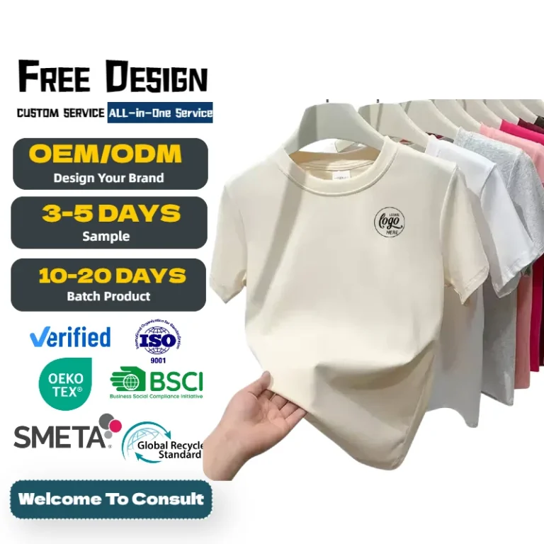 Custom-Basic-Blanks-White-Luxury-Tshirts-Cotton-Solid-Color-Casual-Neck-Screen-Print-Plain-Scoop-Bottom-Logo-T-shirt-for-Women