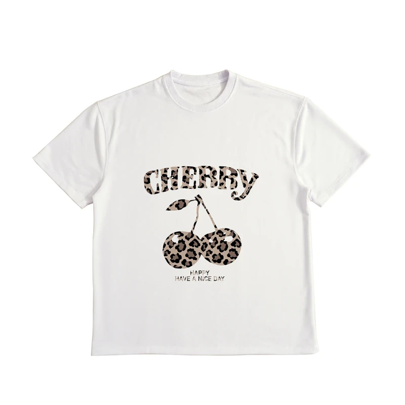 Custom-Brand-Logo-Casual-O-neck-Short-Sleeve-Breathable-Quick-Dry-T-shirts-Cute-Printing-Girls-Summer-Clothes-Oversize