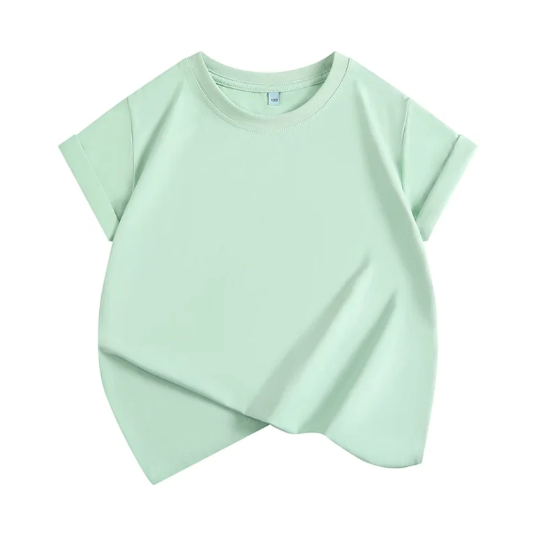 Custom-Brand-T-Shirt-Summer-Kids-Clothing-Printed-Logo-O-Neck-Children-Shirts-Knitted-Clothes-for-Boys-Girls