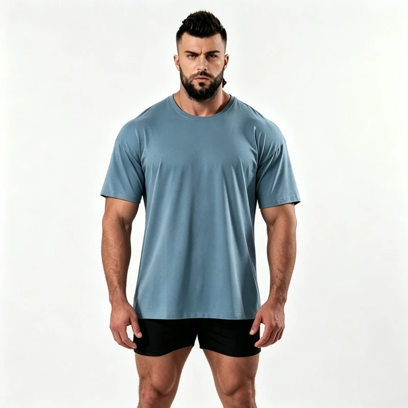 Custom-Bulk-Blank-Men-Brand-Bulk-Heavy-Weight-100-Organic-Supima-Pima-Cotton-Unisex-Quality-Black-T-Shirt