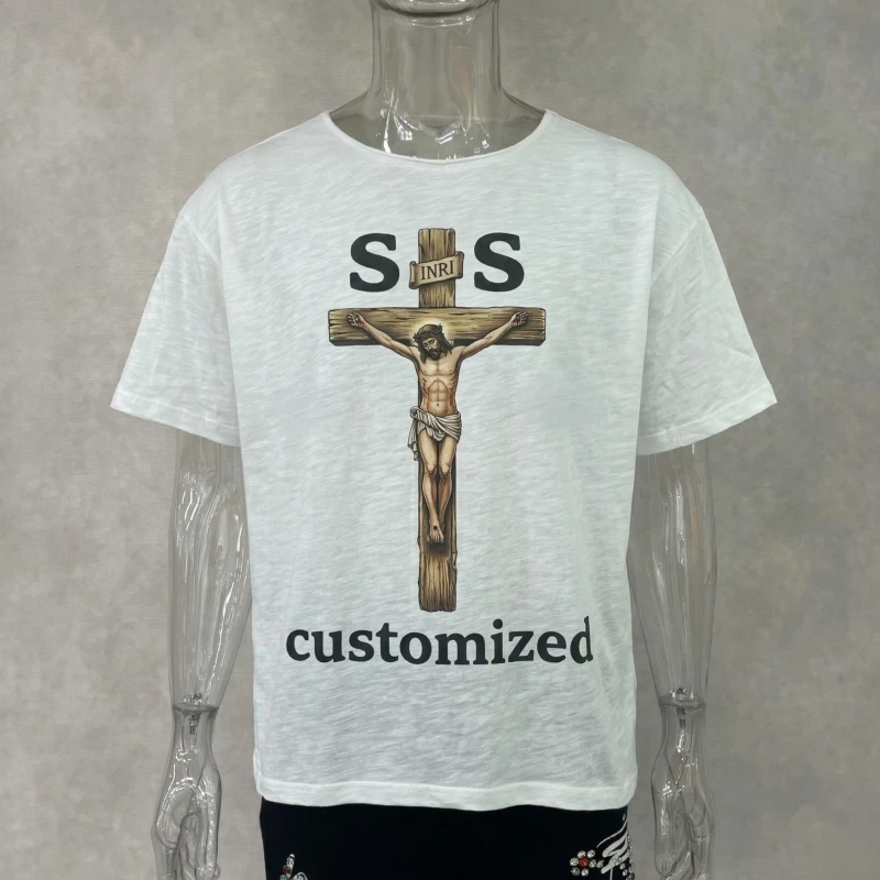 Custom-Clothing-Manufacturers-100-Cotton-DTG-Print-Tee-Oversized-Boxy-Mens-T-shirts-Raw-Cut-Cuff-Slub-Fabric-T-Shirt