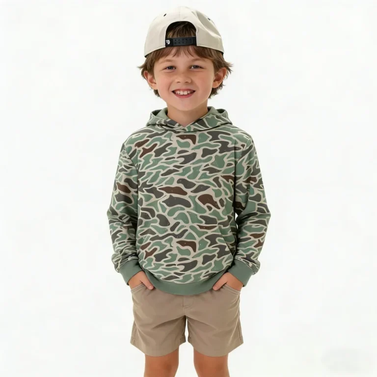 Custom-Comfortable-Youth-Kids-Fishing-Hoodie-Shirts-Sublimated-Pattern-Performance-UPF-50-Polyester-Breathable-Anti-Bacterial