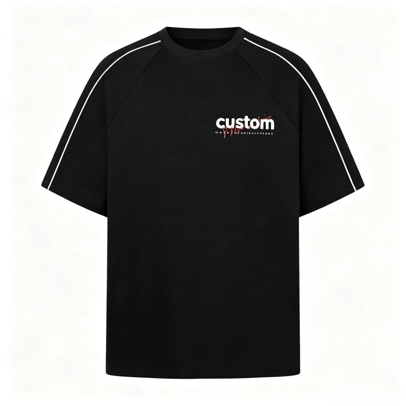 Custom-Contrast-Stitch-T-Shirt-Men-OEM-Raglan-Sleeve-Custom-Logo-Top