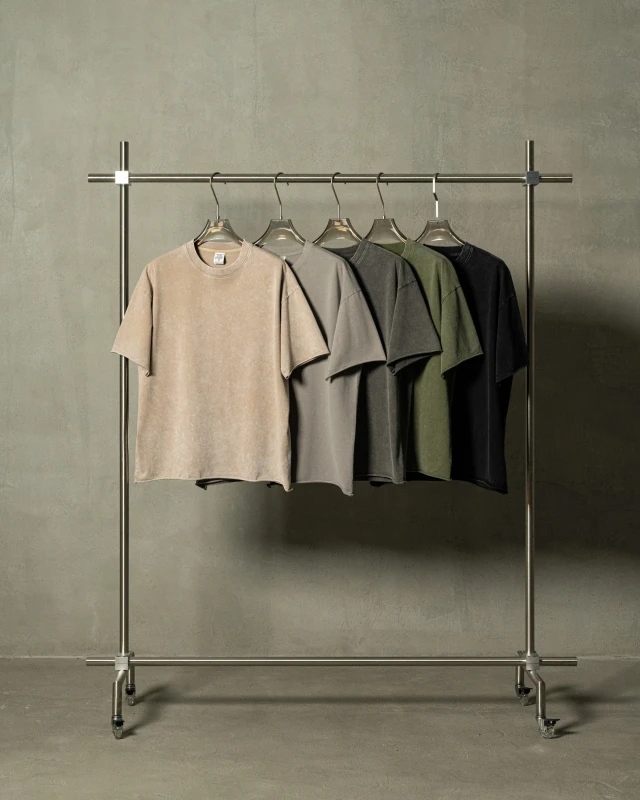 Custom-Cotton-Knitted-Oversized-Short-Sleeve-T-Shirt-Manufacturing-Service