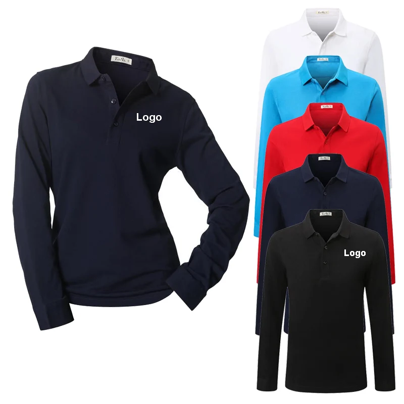Custom-Cotton-Polyester-Mens-Long-Sleeve-Polo-Shirts-Screen-Printing-Comfortable-Autumn-Sports-Promotion-Golf-Polo-T-Shirt