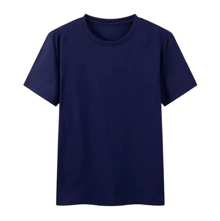 Custom-Cotton-T-Shirt-Mens-Short-Sleeve-Crew-Neck-Tee-Blank-Streetwear-Team-Uniform-with-Custom-Logo