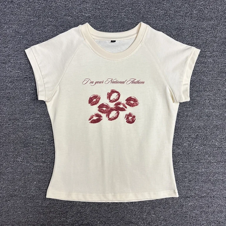 Custom-Cotton-T-shirt-Crop-Tops-for-Women-Graphic-Designer-T-shirts