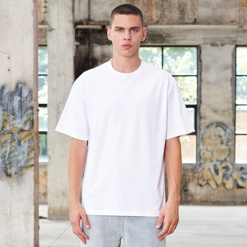 Custom-Crew-Neck-T-Shirt-for-Men-100-Cotton-Quick-Dry-Fitness-Knitted-Fabric-Short-Sleeve-Print-Design