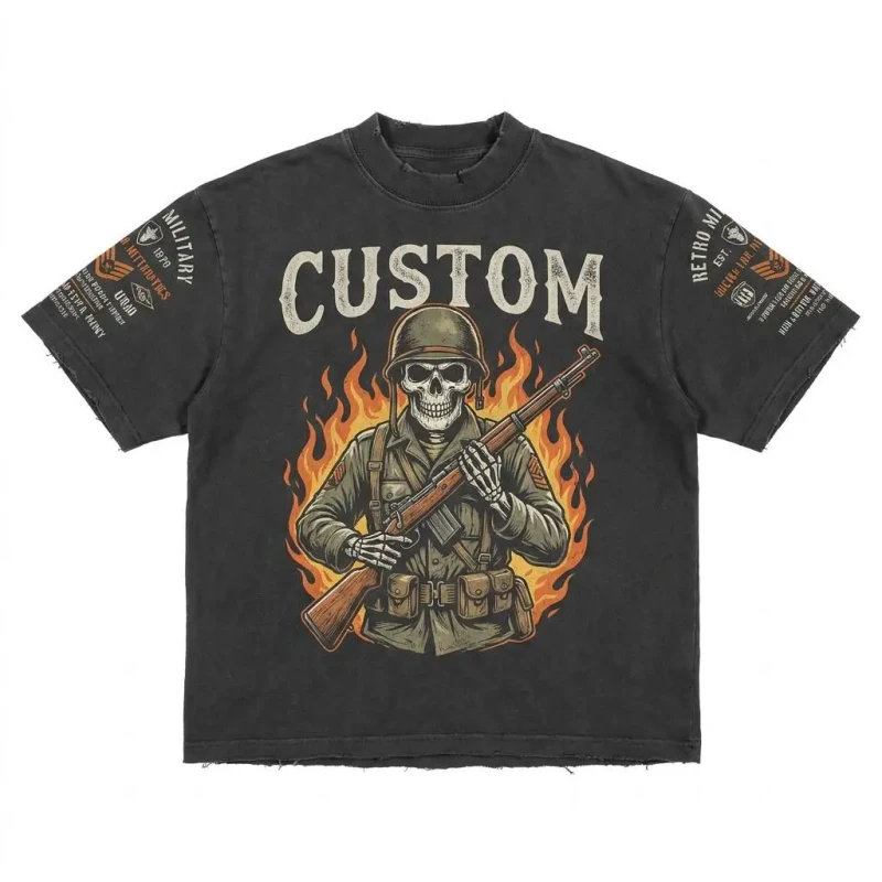 Custom-DTG-Graphic-230gsm-Heavyweight-Vintage-Cotton-T-Shirt-Streetwear-Men-Wash-Skull-Graphic-Print-Streetwear-Tee-Shirt