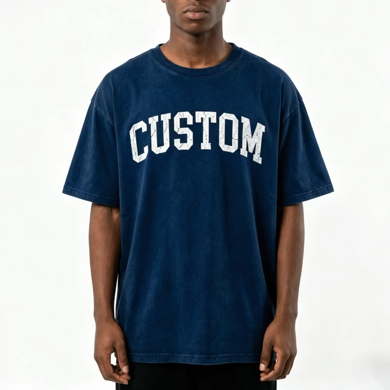 Custom-DTG-Print-240gsm-Acid-Wash-T-shirt-Mens-100-Cotton-Heavy-Weight-Vintage-Oversize-Boxy-Fit-Streetwear-Tee-High-GSM