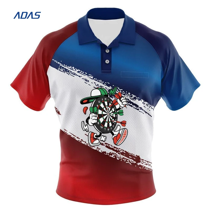 Custom-Darts-T-shirt-Design-Custom-Mens-Shirts-Polo-Sublimation-Breathable-Dart-Jersey