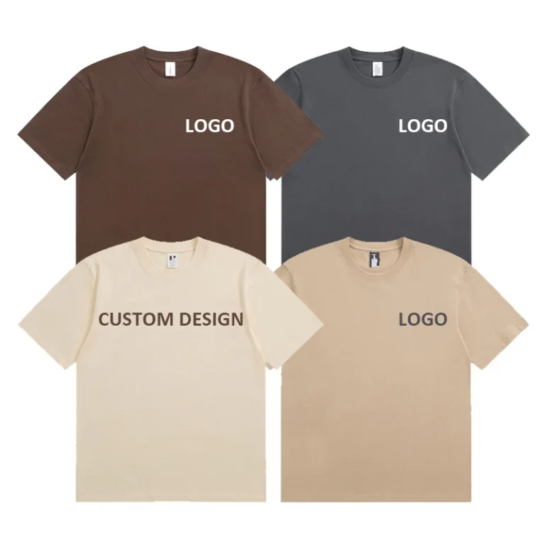 Custom-Design-230gsm-Heavyweight-Cotton-T-Shirt-Blank-Mens-T-Shirt-Oversized-T-Shirt