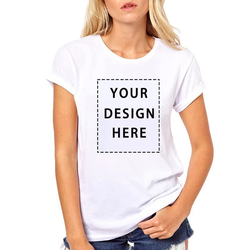 Custom-Design-Casual-Eco-Friendly-Breathable-Heat-Transfer-Womens-Cotton-Polyester-O-Neck-Short-Sleeve-Plus-Size