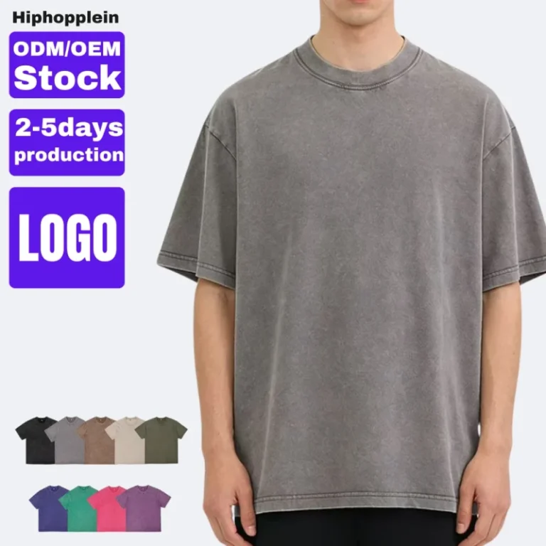 Custom-Design-Logo-230gsm-Vintage-Wash-Acid-Oversize-T-shirt