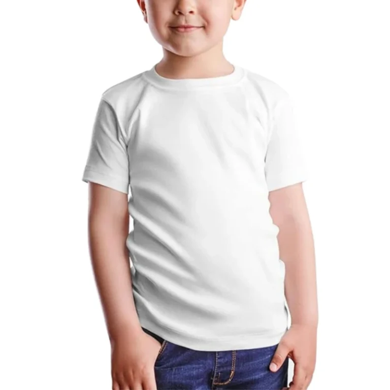 Custom-Designer-Summer-Kids-T-Shirts-for-Boys-and-Girls-Casual-Short-Sleeve-Outwear-with-O-Neck-3D-Pattern-Plain-Blank-T-Shirt