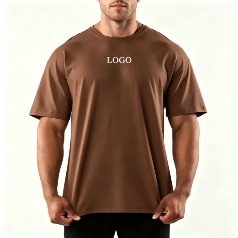 Custom-Eco-Friendly-Organic-Cotton-Mens-Solid-300-Grams-Summer-Workout-T-Shirts-Regular-Fit-Breathable-Anti-Shrunk-Active-Gym