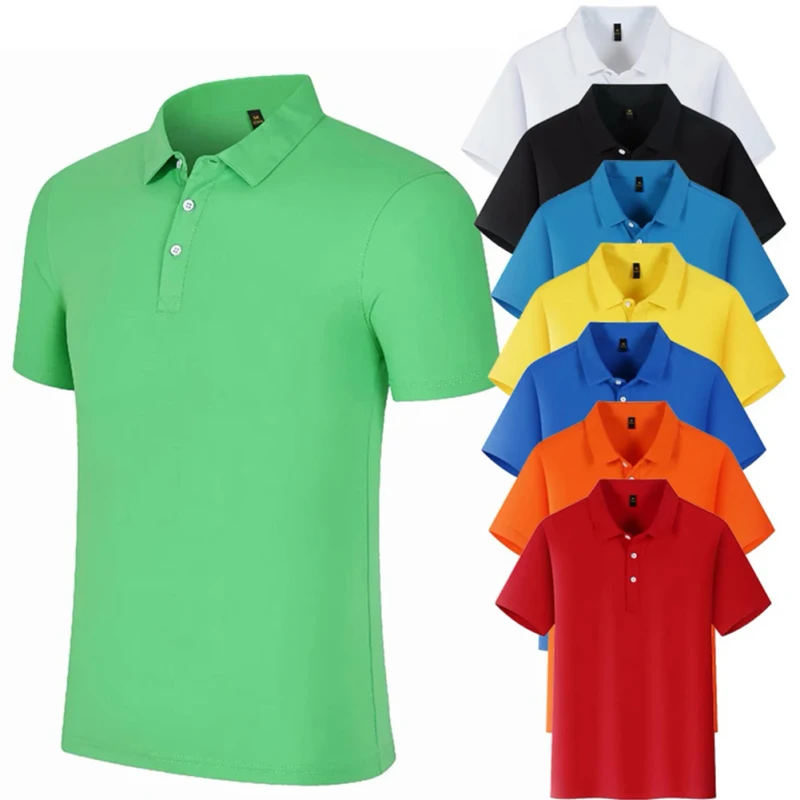 Custom-Embroidered-Logo-Mens-220g-Short-Sleeve-AB-65-Cotton-35-Polyester-Printing-Blank-Polo-T-Shirt-for-Men