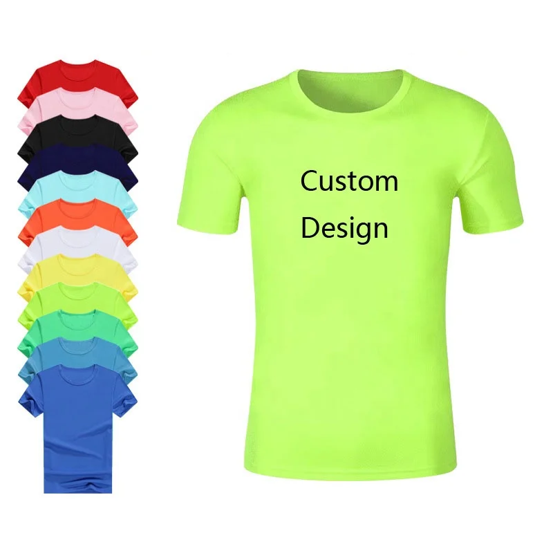 Custom-Factory-USA-Size-Adult-Kids-Plain-T-Shirts-100-Polyester-Short-Sleeve-Oversized-Sublimation-Blank