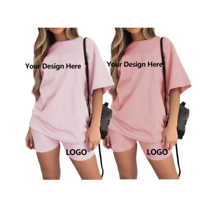 Custom-Fashion-Casual-Breathable-Solid-Color-Plus-Size-Short-Sleeve-Womens-Clothing-T-Shirt