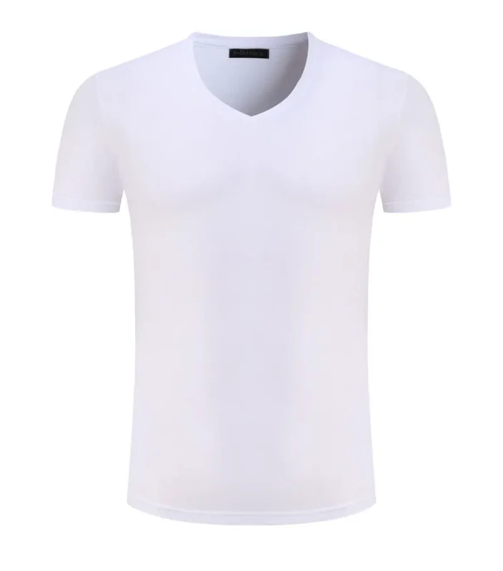 Custom-First-Class-Quality-v-Neck-t-Shirts-Unisex-95-Cotton-5-Spandex-Black-Women-v-Neck-t-Shirt