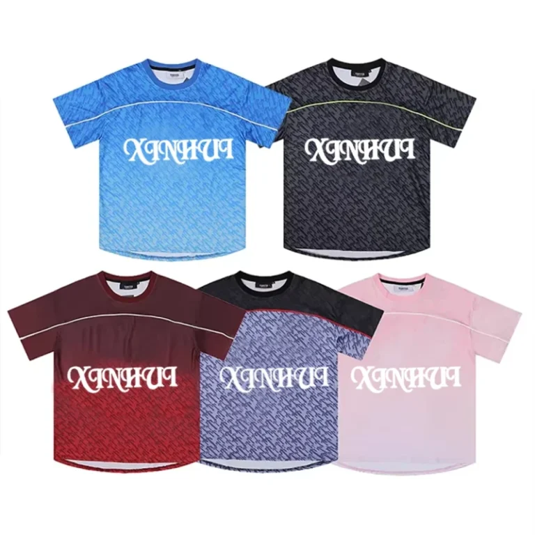 Custom-Football-Jersey-Sport-Tshirts-Basketball-Quick-drying-Gradient-Short-Sleeves-Mesh-Fabric-Tshirts-Men